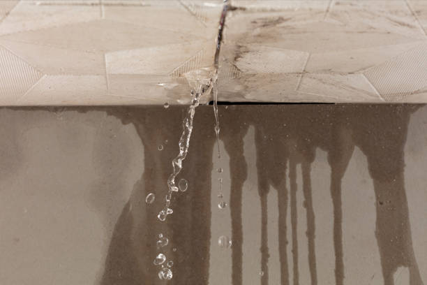 Professional Water Damage Inspection technician working in Rosston, TX